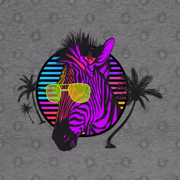 80s zebra by ElectricPeacock